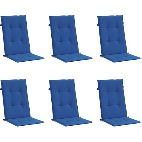Maison Exclusive - Gartenstuhlauflagen für Hochlehner 6 Stk. Köni (1/5)