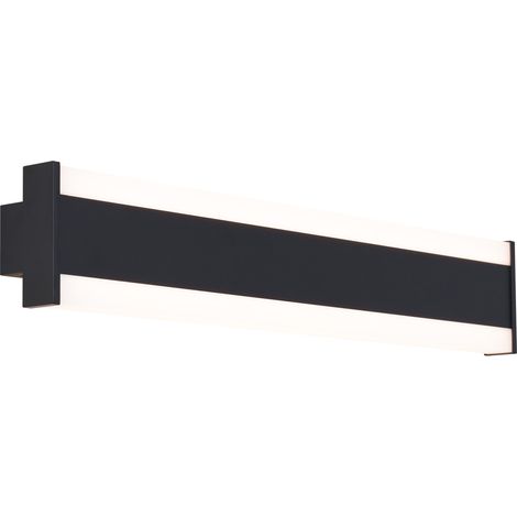 Moderne Wandleuchte Schwarz CCT 60cm inkl. LED IP54 - Vanya (1/5)