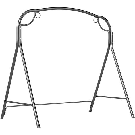 Metallschaukelgestell mit stabiler Konstruktion und A-förmigen Beinen für den Außenbereich, 172 x 126 x 170 cm, Bronze-Finish