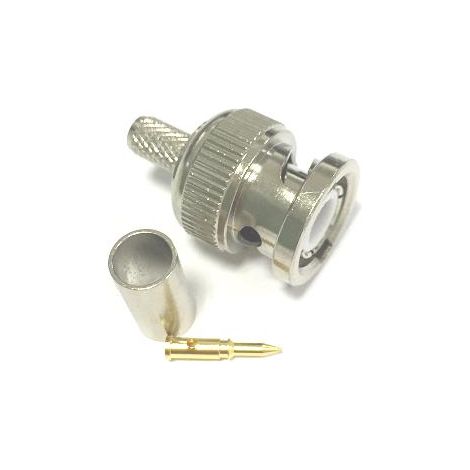 Connecteur coaxial RS PRO Mâle Droit 50O Montage sur câble ( Prix pour 1 )