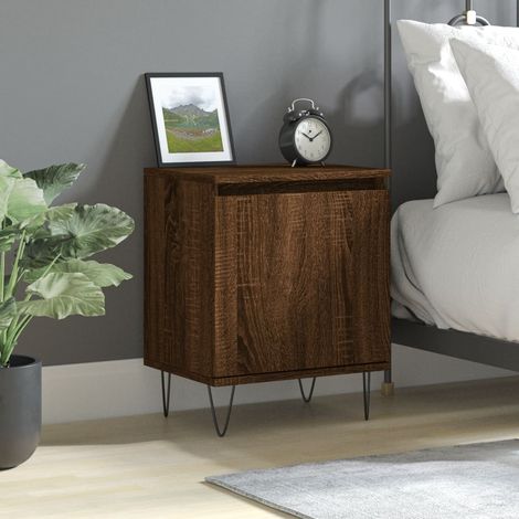 Nachttisch Braun Eichen-Optik 40x30x50 cm Holzwerkstoff vidaXL (1/5)