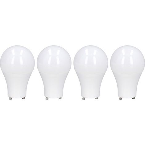 Ampoule LED GU24, haute luminosité, économie d'énergie, A19, pour chambre à coucher, bureau, 120V, 4 pièces (1/5)