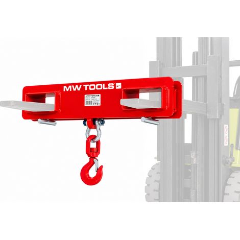 Crochet de levage 2500 kg pour chariots élévateurs MW Tools VHA025 (1/5)