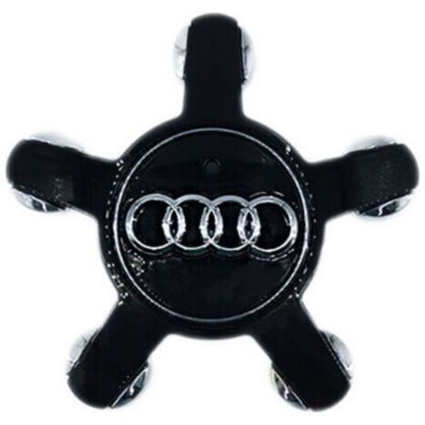 Pair Enjoliveurs 4 pièces pour Audi A3 A4L A5 A6L A8L Q3 Q5, cache-jantes, accessoires auto, 135 mm, noir FLITI