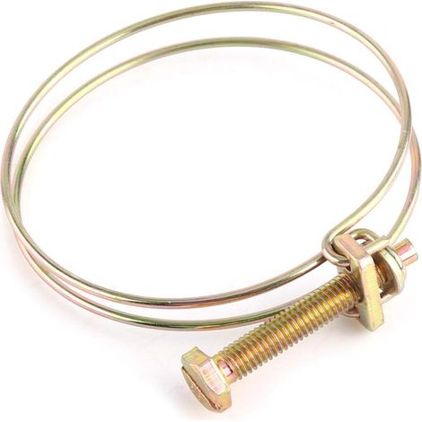Collier serrage double fil réglable – 28-32mm – plomberie – tuyau arrosage