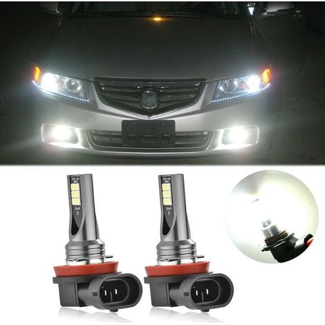 Kit de 2 ampoules LED H11/H8 6500K pour phares antibrouillard - NEUF (1/5)