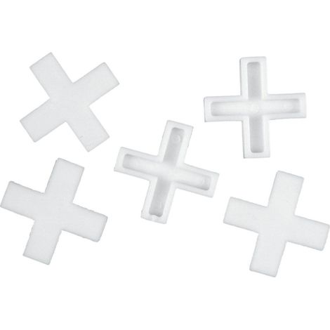 Fliesenkreuze 200Stk 2,5mm Kunststoff Fliesenwerkzeug Fliesenkeile Fugenkeile