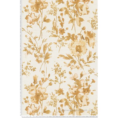 Papier peint Fleur Doré Cosmoliving A.S. Création (1/5)