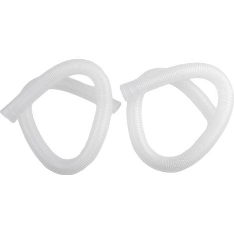 Tuyau de piscine, design flexible, installation facile, BLANC (1/2)