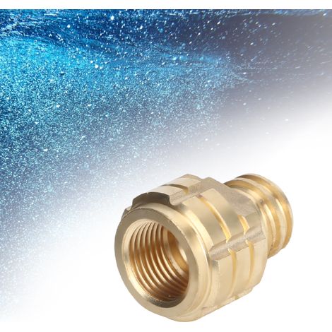 CO2-Zylinder-Nachfülladapter, Innengewinde G1/2 auf Außengewinde TR21-4 für SodaStream Soda Club (Gold) (1/5)