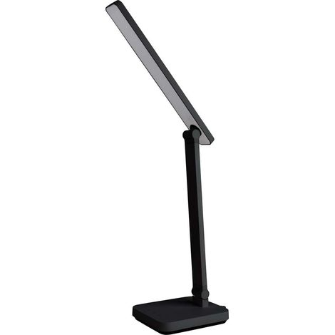 Tischleuchte Schreibtischleuchte schwarz Touchfunktion Dimmbar CCT USB LED 38 cm