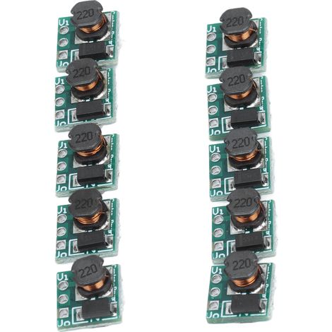 10 Stück DC-DC-Aufwärtswandler-Module 1,5 V 1,8 V 2,5 V 3 V 3,3 V 3,7 V 4,2 V auf 5 V Booster-Platine T64 (1/5)