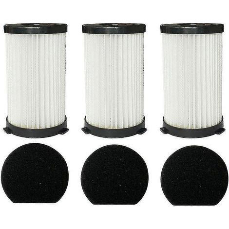 Lot de 3 filtres HEPA de rechange pour aspirateur filaire Thunderbrush 520 (D600, D601) (1/4)