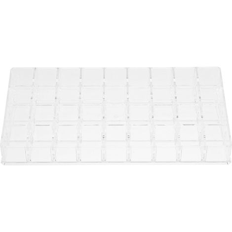 Boîte de Rangement Rouge à Lèvres Transparente 36 Compartiments pour (1/5)