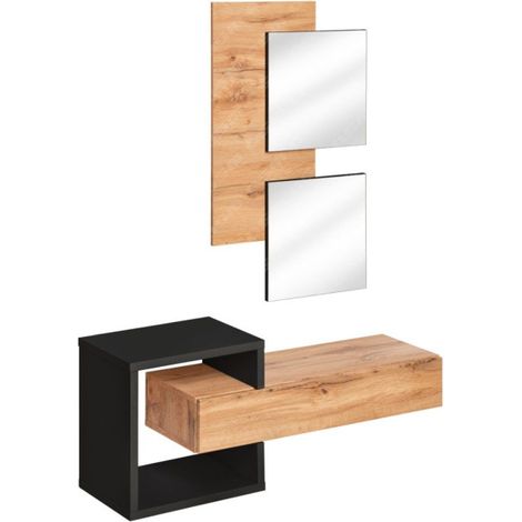 Ensemble Meubles de Dressing "Easy" 160cm Noir (1/5)