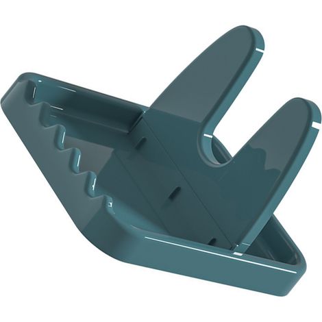 Support pliable pour couvercles de casseroles, porte-cuillères, organisateur de cuisine pour fourchettes, spatules, couvercles de poêles et vaisselle (bleu)