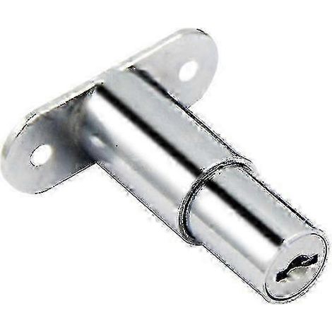 Serrure à cylindre poussoir pour porte coulissante, verrou pour tiroir d'armoire et sécurité pour camping-car (1/5)