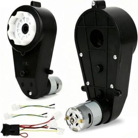 Moteur électrique 12V 18A 160W RS550 – Vitesse 40000 tr/min – Faible bruit – Résistance à l'usure pour voitures enfants