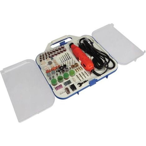 PERCEUSE DE PRÉCISION ELECTRIQUE & JEU DE GRAVURE - 162 pcs. (1/4)