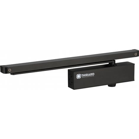 THIRARD - Ferme-porte automatique hydraulique Design force 3, bras coulissant, noir - THIRARD (1/5)