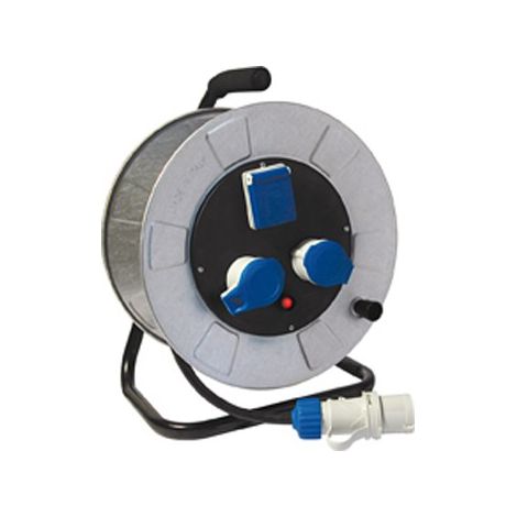 Avvolgicavo GOLIA METAL Ø 320 mm. IP44, cavo 30 m. 3G2,5 H07RN-F 14370 (1/2)