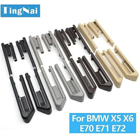 Garniture de rail de siège avant coulissant pour BMW X5 X6 E70 E71 E72 (2007-2014) - 4 couleurs (conduite à gauche/à droite) - Sièges, banquettes et accessoires - Beige arrière gauche (1/4)