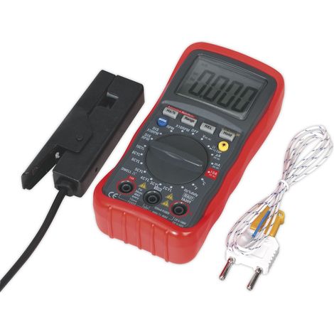 Sealey 13-Function Digital Automotive Multimeter with Inductive Coupler TA201