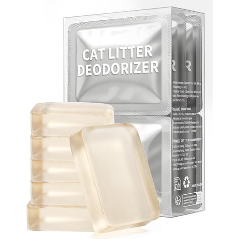 Self Cleaning Cat Litter Deodorizer, Pet Odor Eliminator, Automatic Cat Litter Gel Deodorant ER-SC06 (6 Pieces) (1/5)