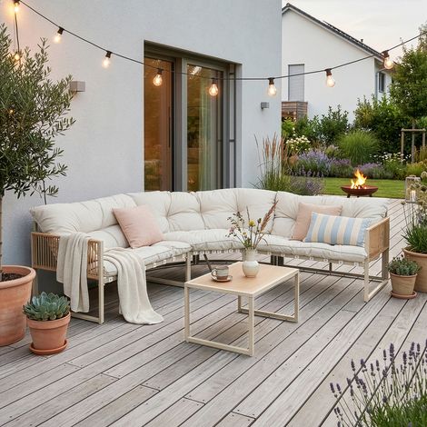 Salon de jardin Karg beige casa.pro (1/5)