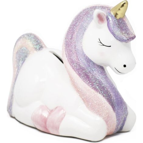 Tirelire en céramique en forme de licorne pour filles. (1/5)