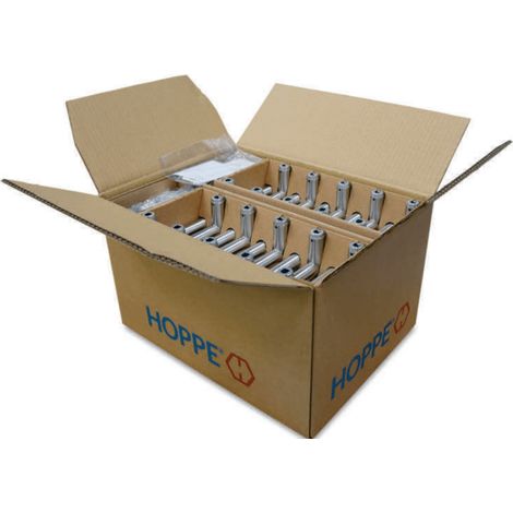 Hoppe-Rosetten-Türgriff-Garnitur Amsterdam, WC, ER Objektverpackung (1VE=20Grt.)