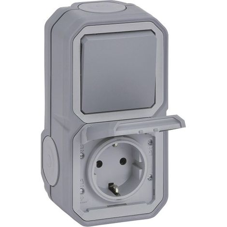 Legrand FRAP SSDO+WECHSEL HZ/VK SL GR (069746L PLEXO NEW) (1/5)