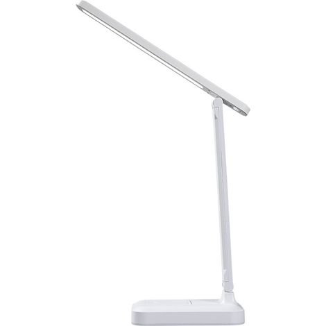 Lampe de Table LED Rechargeable USB, Pliable et Anti-Lumière Bleue, Commande Tactile pour Bureau et Chambre, Blanc Ivoire (1/5)