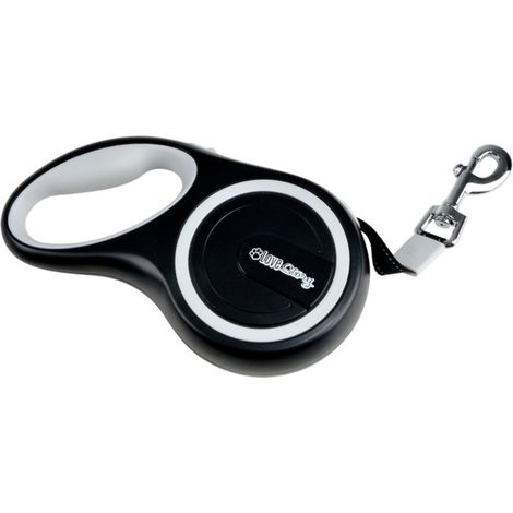 Laisse Rétractable Chien "Résistante" 16cm Blanc (1/5)