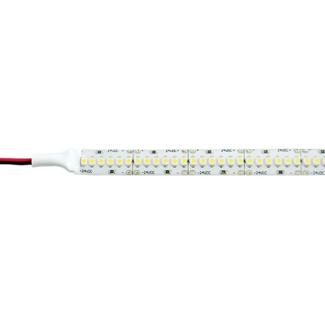 Striscia Led 24V 5 Mt. Flessibile 240 Led / Metro Effetto Luce Continua" 4000K 19.2W