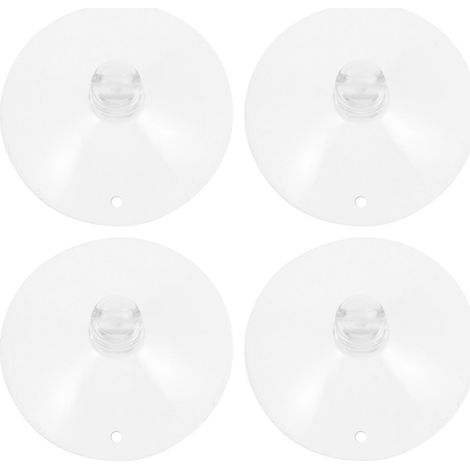 Lot de 4 ventouses de support pour guitare, ventouses transparentes-4.00X4.00X2.00CM