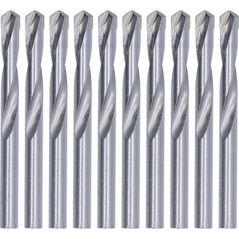 10-teiliges Set Spiralbohrer mit geradem Schaft aus Wolframstahl, 8 mm Durchmesser