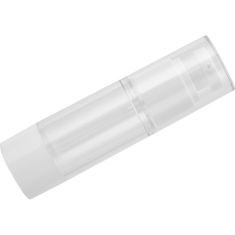 Flacon pompe voyage rechargeable transparent 30ml, contenant lotion en plastique, distributeur réutilisable portable (1/5)