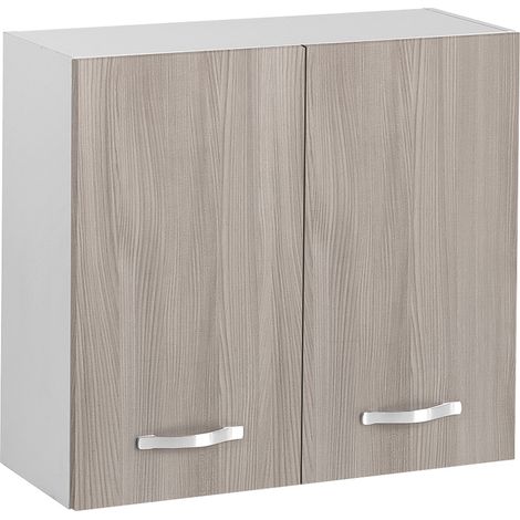 MOBILE PENSILE PER CUCINE COMPONIBILI L.80 x P.32 x H.72. - 2 ante - col. olmo - LINEA AZZURRA