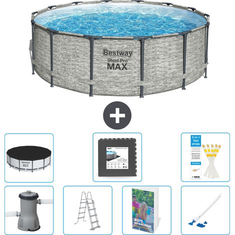 Bestway Steel Pro MAX Rund - 427x122 cm - 8-teilig S610