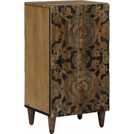 Sideboard with Storage Brown 40 x 33.5 x 75 cm Solid Mango Wood vidaXL