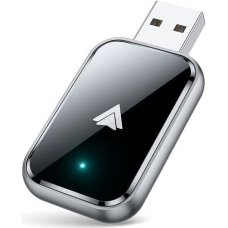 Kabelloser Android Auto-Adapter für Android, wandelt kabelgebundene in kabellose Verbindungen um, Mini-Format mit USB-C/Type-C-Verlängerung, stabile und verzögerungsfreie Steuerung, unterstützt die or