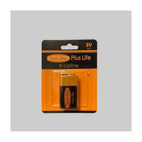 PILE 'PLUS LIFE' TRANSISTOR IDEAL STAR Blister 1 pezzo - IDEAL STAR