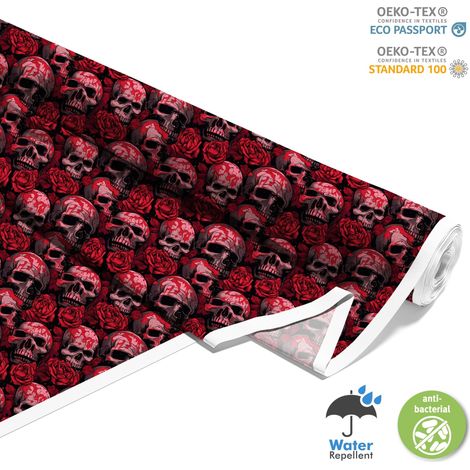 TESSUTI DECORATIVI PER ESTERNI OXFORD - Motivo Teschio I DX4621 (1/5)