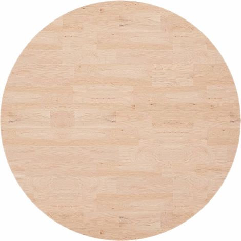 Dessus de table  Dessus de bureau  Plateau de table rond Ø90x2,5 cm Bois de chêne massif non traité