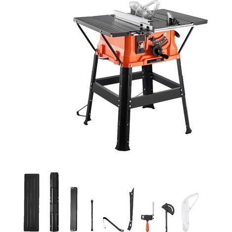 Scie sur table, Haute vitesse de coupe, Design portable, Avec support 10in (1/2)