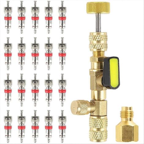 Werkzeug zum Ein- und Ausbau von Ventileinsätzen für die Reparatur von R22-, R32- und R410A-Klimaanlagen (1/5)