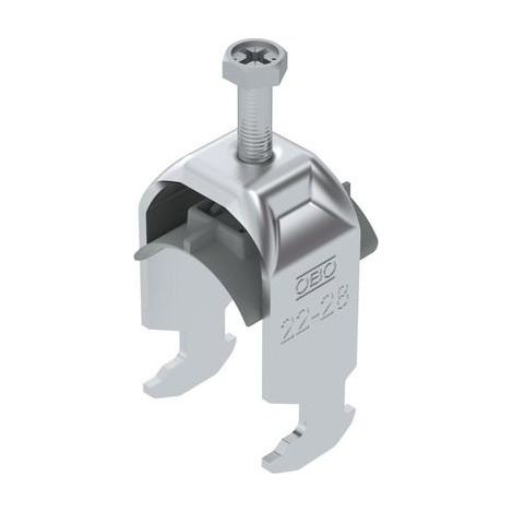 OBO Bettermann Collier étrier 2056 22-28mm aluminium, 1186422