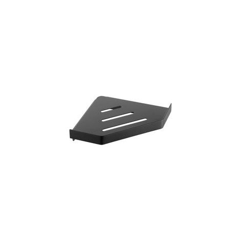 Tablette d'angle, support de salle de douche (noir) (1/3)