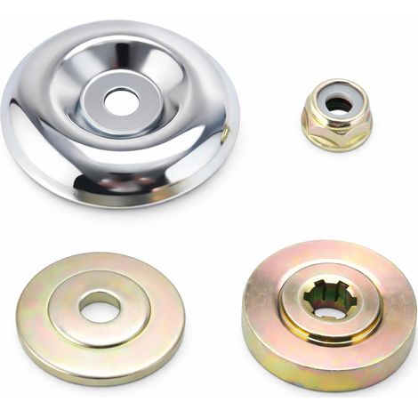 4 x Universal Brush Cutter Head Nut Kit with Blade Nuts Brush Cutter Adapter Accessories (4 Pieces) (1/5)
